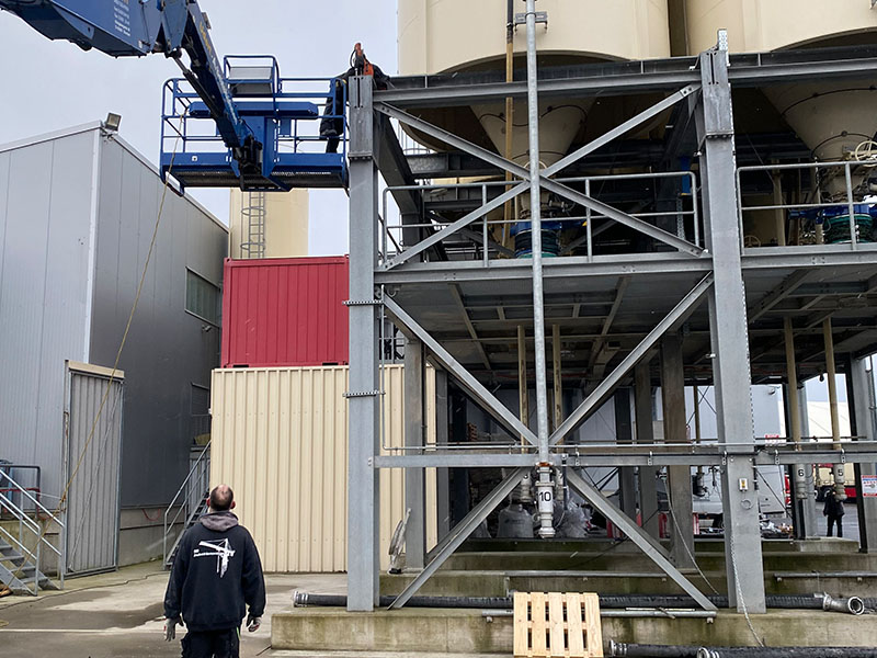 2021 Einhausung Silo Hochsilolager