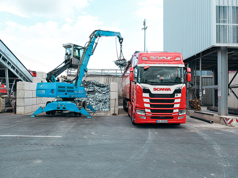 Kran Schrott LKW Metall Magnet