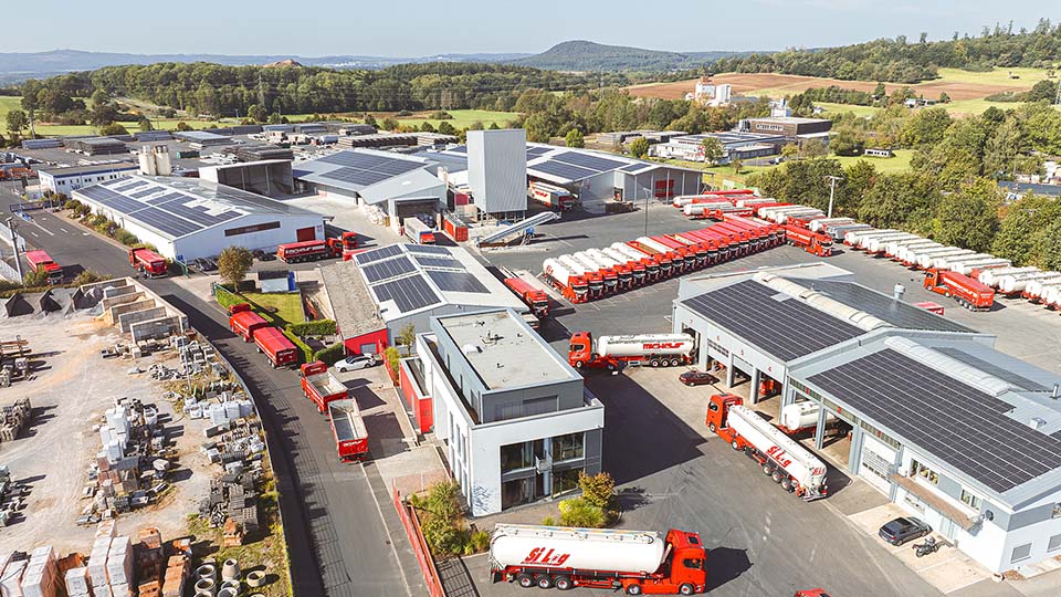 Luftaufnahme Spedition Karl Michels GmbH & Co. KG