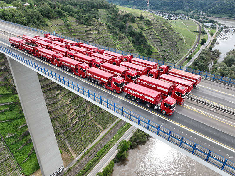 Moseltalbrücke Belastungstest