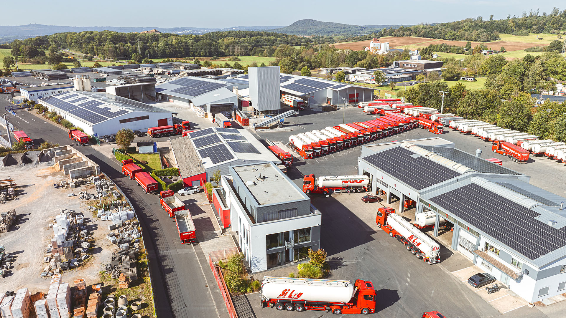 2024 Luftaufnahme Spedition Michels