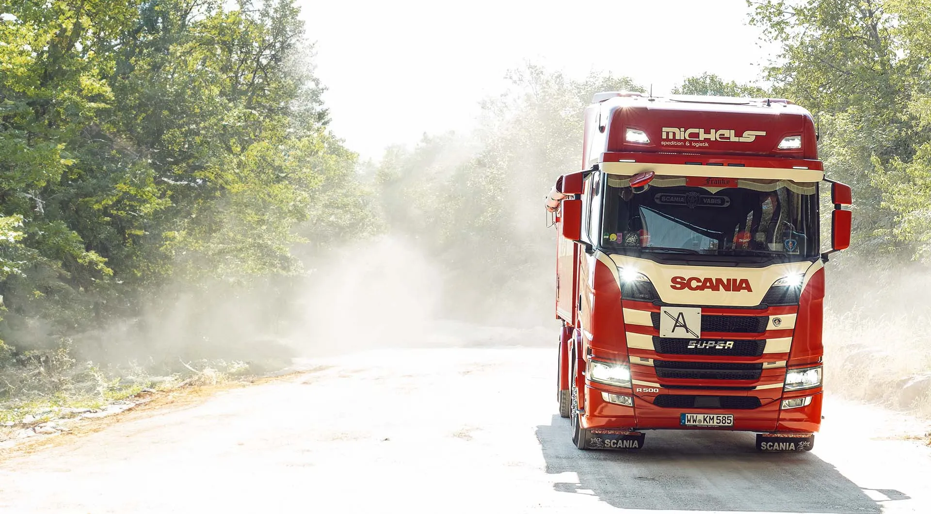 Zugmaschine Natur Bäume