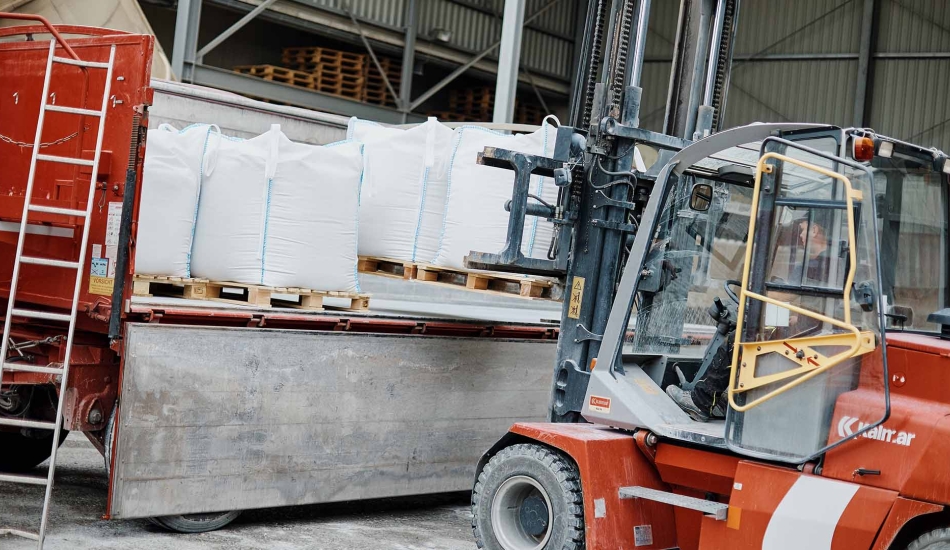 Big-Bag-Füllanlage Spedition Karl Michels - Slider 1