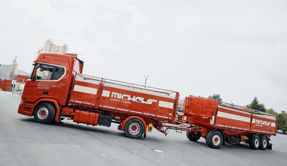 Kipphängertranporte Spedition Karl Michels - Slider 1